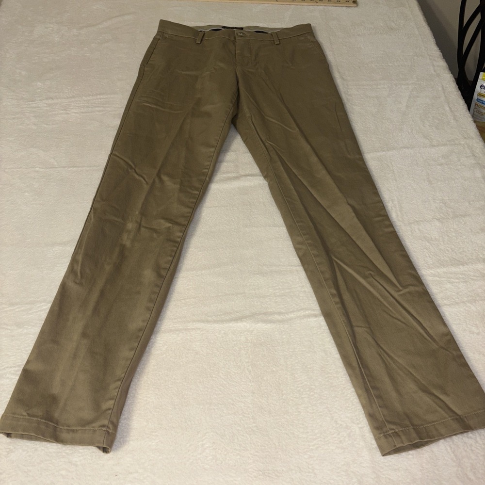 Dockers Signature Khaki Flex Comfort Pants Men's 32x34 Tan Chino